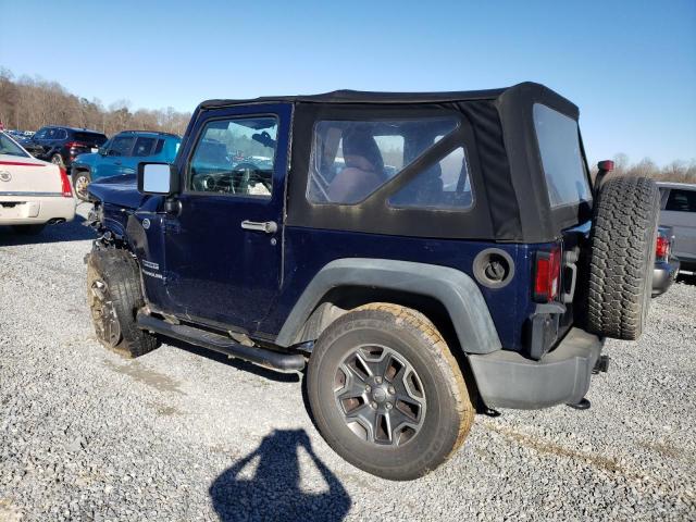 1C4AJWAG3DL512128 - 2013 JEEP WRANGLER SPORT BLUE photo 2