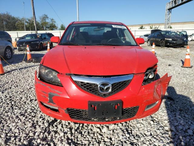 JM1BK12F871712514 - 2007 MAZDA 3 I RED photo 5