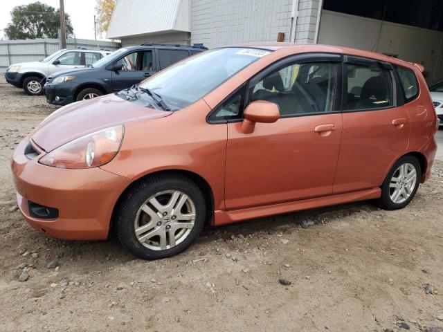 JHMGD38627S065300 - 2007 HONDA FIT S ნარინჯისფერი ფოტო 1