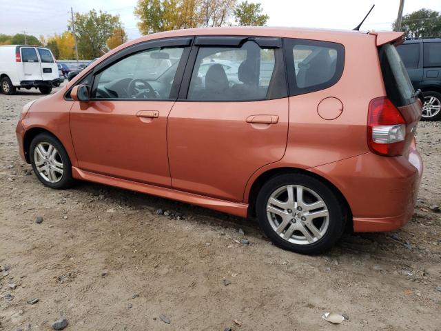 JHMGD38627S065300 - 2007 HONDA FIT S ნარინჯისფერი ფოტო 2