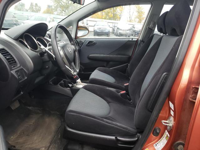 JHMGD38627S065300 - 2007 HONDA FIT S ნარინჯისფერი ფოტო 7