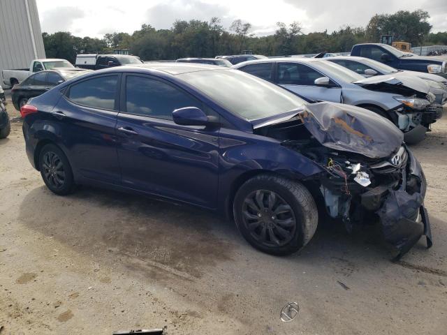 5NPDH4AE6BH056736 - 2011 HYUNDAI ELANTRA GLS BLUE photo 4