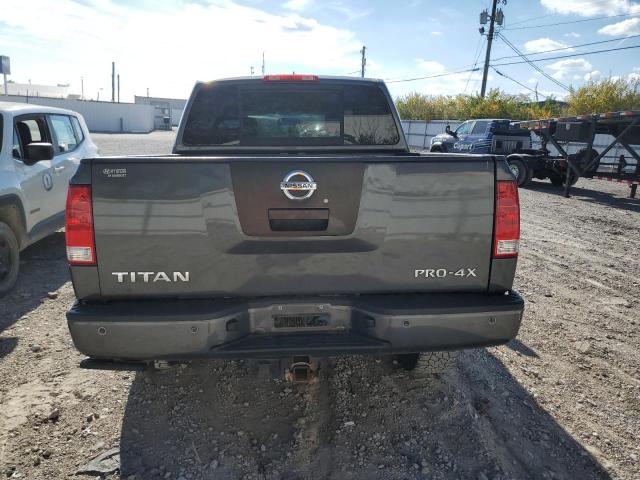 1N6AA0EC7CN309974 - 2012 NISSAN TITAN S GRAY photo 6