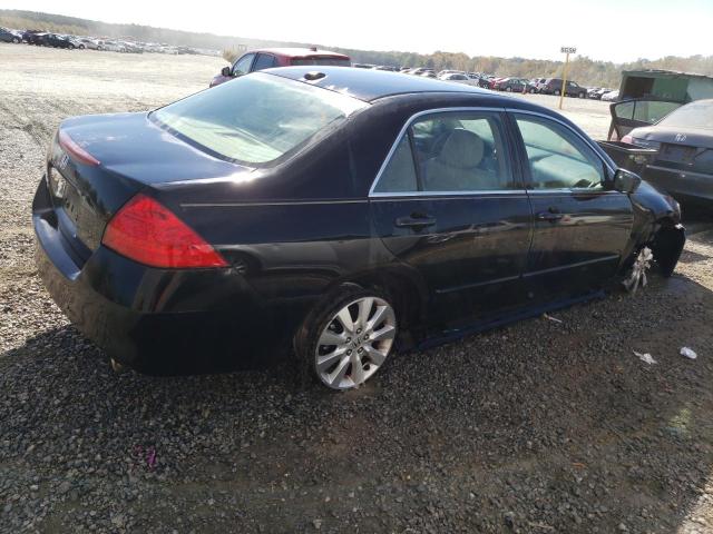 1HGCM66517A047163 - 2007 HONDA ACCORD EX BLACK photo 3