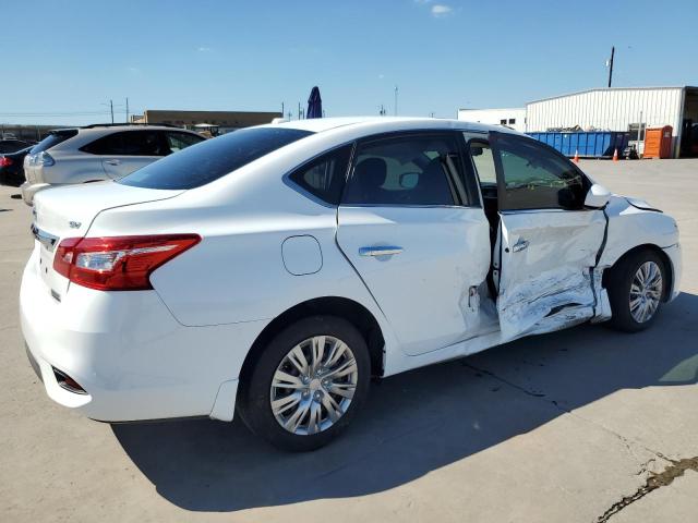 3N1AB7AP8KY276957 - 2019 NISSAN SENTRA S WHITE photo 3