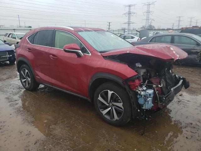 JTJGJRDZ7L5010201 - 2020 LEXUS NX 300H RED photo 4