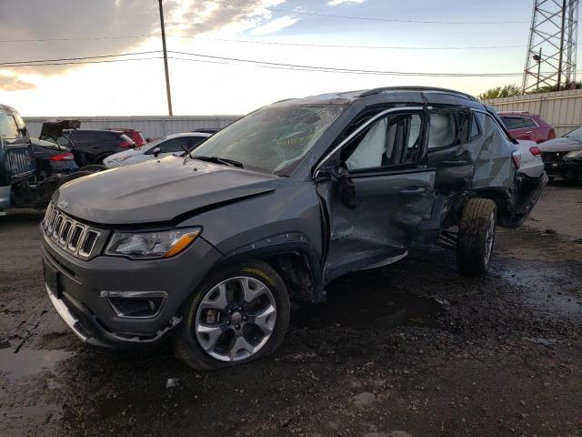 3C4NJDCBXKT753287 - 2019 JEEP COMPASS LIMITED GRAY photo 1