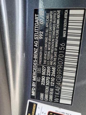 W1KAF4GB9PR070156 - 2023 MERCEDES-BENZ C 300 GRAY photo 12