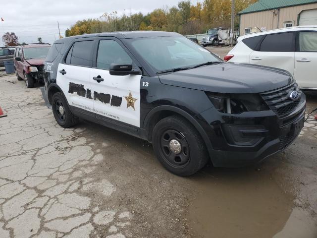 1FM5K8AR2HGC07290 - 2017 FORD EXPLORER POLICE INTERCEPTOR BLACK photo 4
