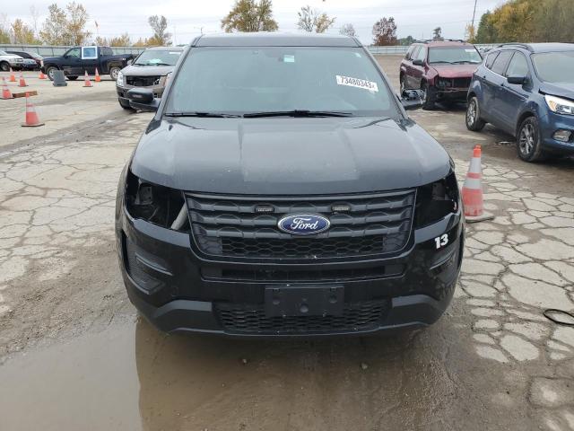 1FM5K8AR2HGC07290 - 2017 FORD EXPLORER POLICE INTERCEPTOR BLACK photo 5
