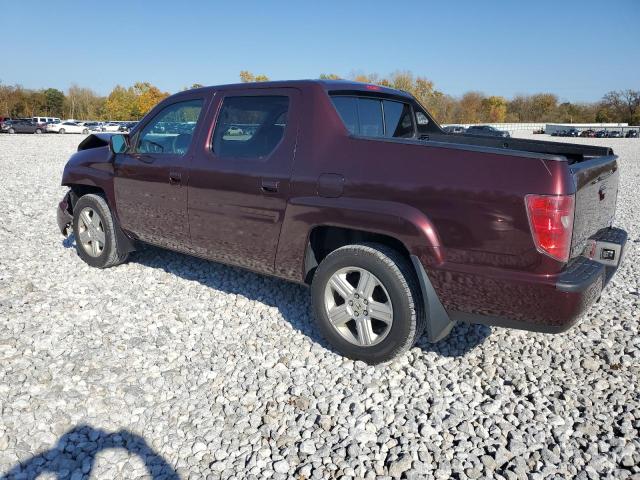 5FPYK1F55AB013519 - 2010 HONDA RIDGELINE RTL MAROON photo 2