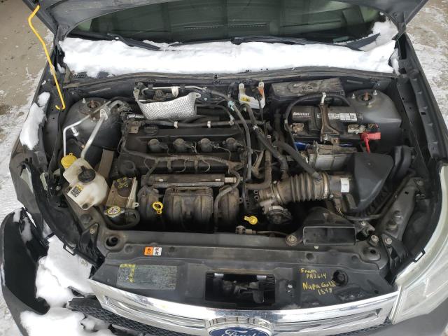 1FAHP3FN1AW277165 - 2010 FORD FOCUS 4D SE GRAY photo 11