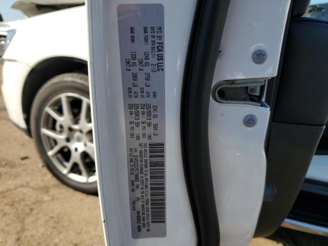 3C4PDDEG7KT708865 - 2019 DODGE JOURNEY GT WHITE photo 13