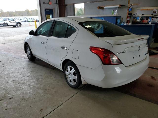 3N1CN7AP8EL829270 - 2014 NISSAN VERSA S WHITE photo 2