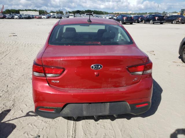 3KPA24AB2KE181442 - 2019 KIA RIO S RED photo 6