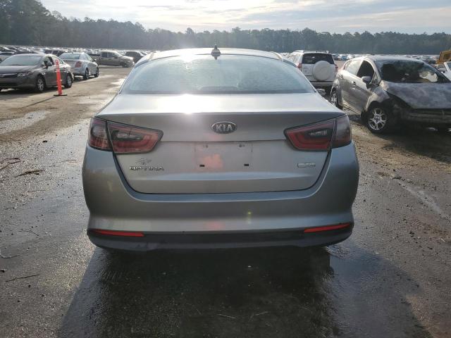 KNAGM4AD0G5092443 - 2016 KIA OPTIMA HYBRID GRAY photo 6