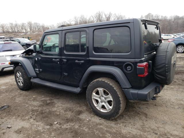 1C4HJXDN1LW285176 - 2020 JEEP WRANGLER U SPORT შავი ფოტო 2