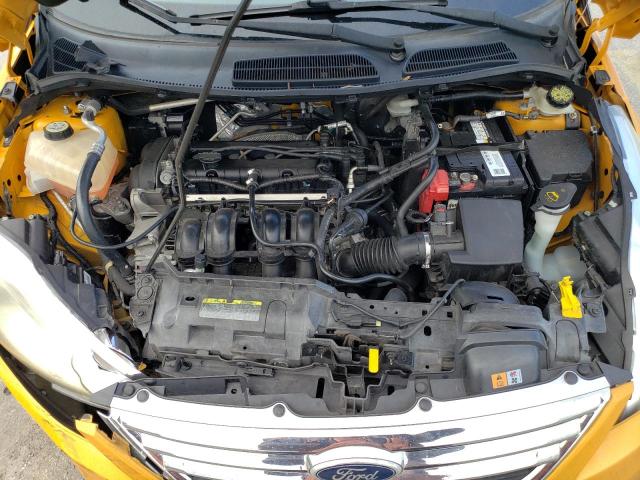 3FADP4CJ2BM108473 - 2011 FORD FIESTA SEL YELLOW photo 11