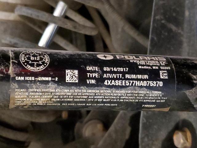 4XASEE577HA075370 - 2017 POLARIS SPORTSMAN 570 EPS 绿色 照片 10