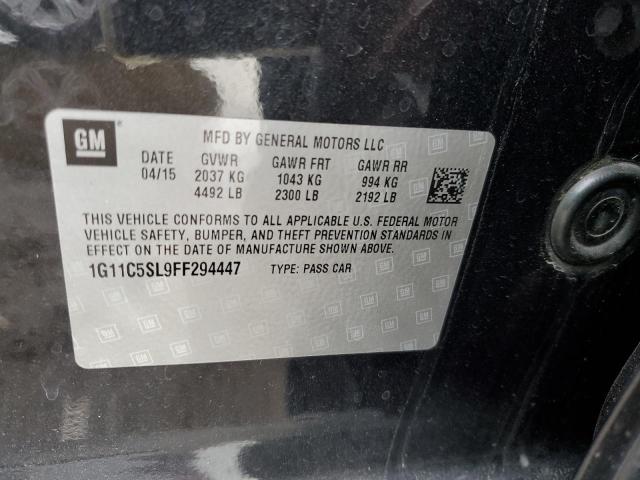 1G11C5SL9FF294447 - 2015 CHEVROLET MALIBU 1LT 黑色 照片 13