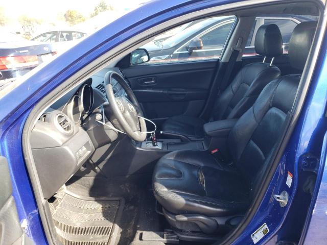 JM1BK344181810230 - 2008 MAZDA 3 HATCHBACK BLUE photo 7