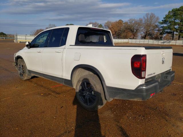 5FPYK3F15LB018876 - 2020 HONDA RIDGELINE SPORT WHITE photo 2