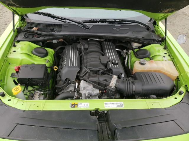 2C3CDZFJ0FH718744 - 2015 DODGE CHALLENGER R/T SCAT PACK GREEN photo 11