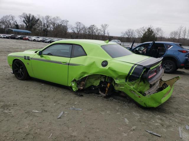 2C3CDZFJ0FH718744 - 2015 DODGE CHALLENGER R/T SCAT PACK GREEN photo 2