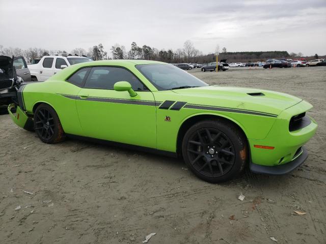 2C3CDZFJ0FH718744 - 2015 DODGE CHALLENGER R/T SCAT PACK GREEN photo 4