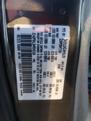 2C4GP54L34R545164 - 2004 CHRYSLER TOWN & COU TOURING 灰色 照片 13