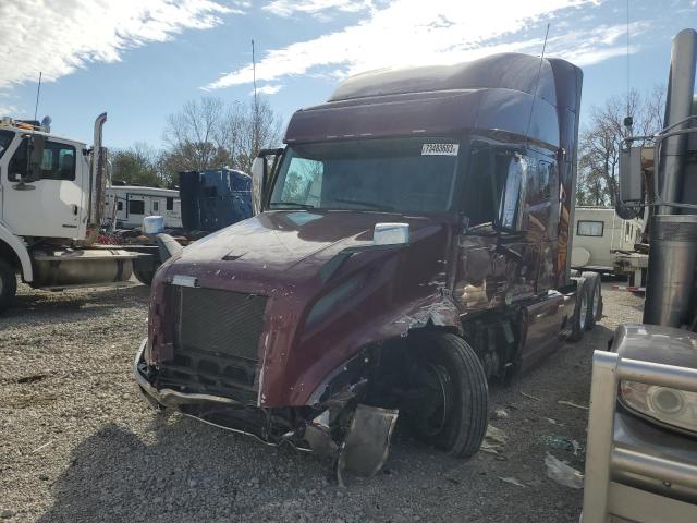 4V4NC9EJ7NN295051 - 2022 VOLVO VN VNL MAROON photo 2