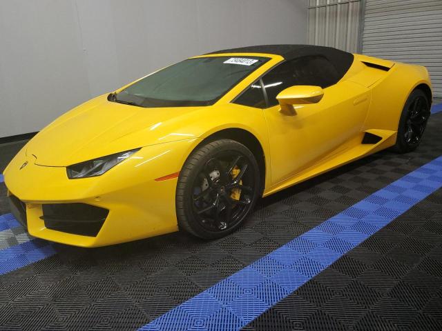 ZHWUR2ZF6JLA09810 - 2018 LAMBORGHINI HURACAN YELLOW photo 1