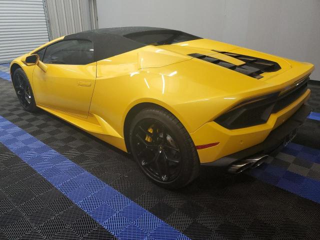 ZHWUR2ZF6JLA09810 - 2018 LAMBORGHINI HURACAN YELLOW photo 2