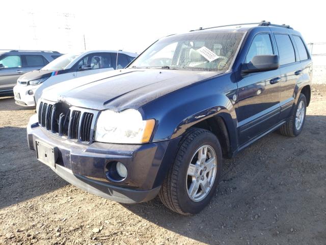 1J4GR48K86C181299 - 2006 JEEP GRND CHERO LAREDO BLUE photo 2