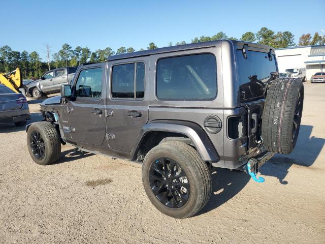 1C4JJXP64NW110381 - 2022 JEEP WRANGLER U SAHARA 4XE GRAY photo 2