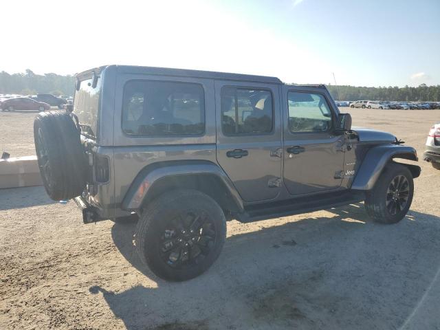 1C4JJXP64NW110381 - 2022 JEEP WRANGLER U SAHARA 4XE GRAY photo 3