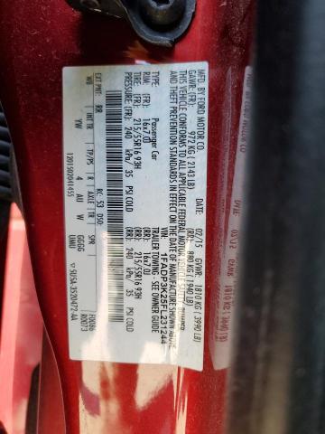 1FADP3K25FL231244 - 2015 FORD FOCUS SE RED photo 12