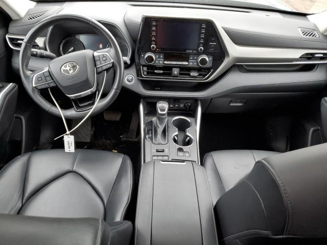 5TDGZRBHXMS554113 - 2021 TOYOTA HIGHLANDER XLE BLACK photo 8