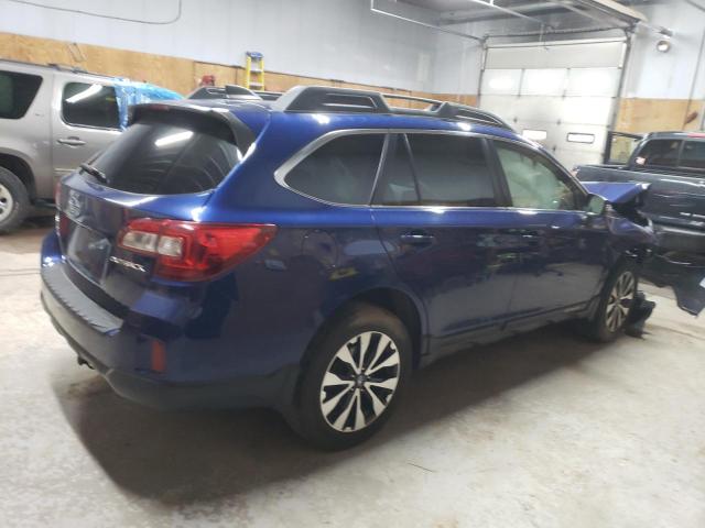 4S4BSBNC2G3347089 - 2016 SUBARU OUTBACK 2.5I LIMITED BLUE photo 3