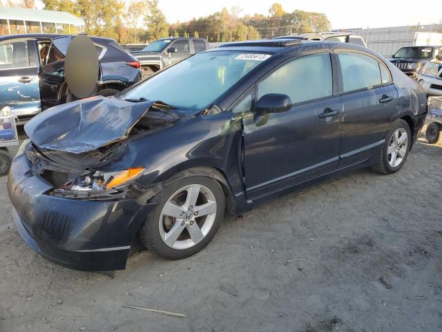 1HGFA16848L039907 - 2008 HONDA CIVIC HYBR EX BLACK photo 1