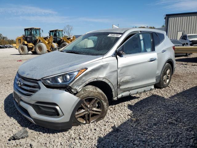 5XYZTDLB8HG443246 - 2017 HYUNDAI SANTA FE S SILVER photo 1