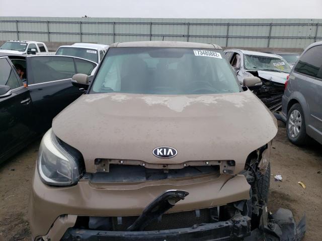 KNDJP3A57E7006260 - 2014 KIA SOUL + BROWN photo 5