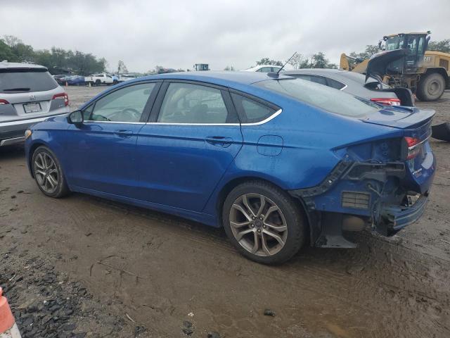 3FA6P0HD0HR243550 - 2017 FORD FUSION SE BLUE photo 2