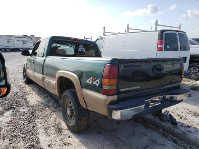 1GCGK29U5XE238868 - 1999 CHEVROLET SILVERADO K2500 GREEN photo 2