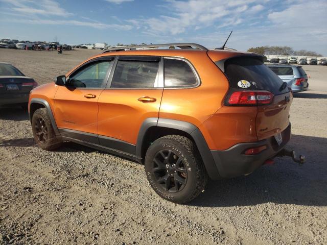 1C4PJMBS7FW685461 - 2015 JEEP CHEROKEE TRAILHAWK 橙色 照片 2