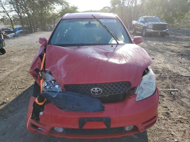 2T1KR32E33C079103 - 2003 TOYOTA COROLLA MA XR RED photo 5