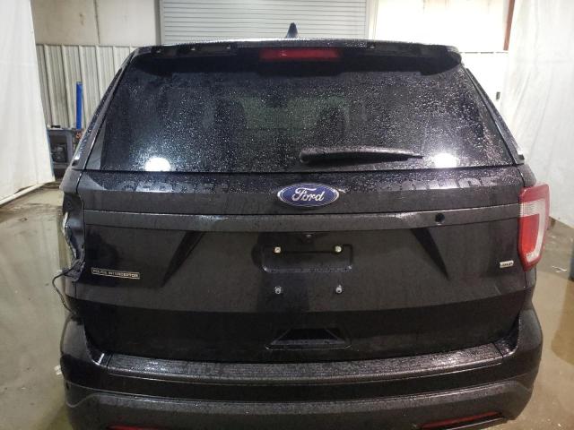 1FM5K8AR8JGB00458 - 2018 FORD EXPLORER POLICE INTERCEPTOR BLUE photo 6