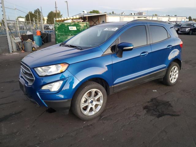 MAJ6P1UL9JC233915 - 2018 FORD ECOSPORT SE BLUE photo 1