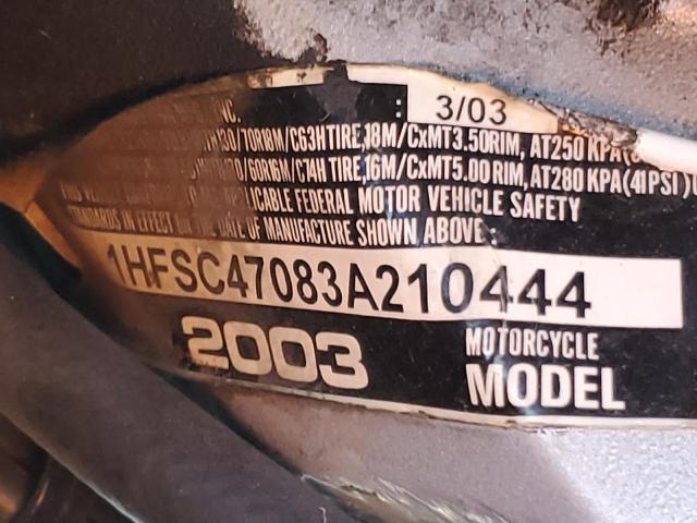 1HFSC47083A210444 - 2003 HONDA GL1800 SILVER photo 10