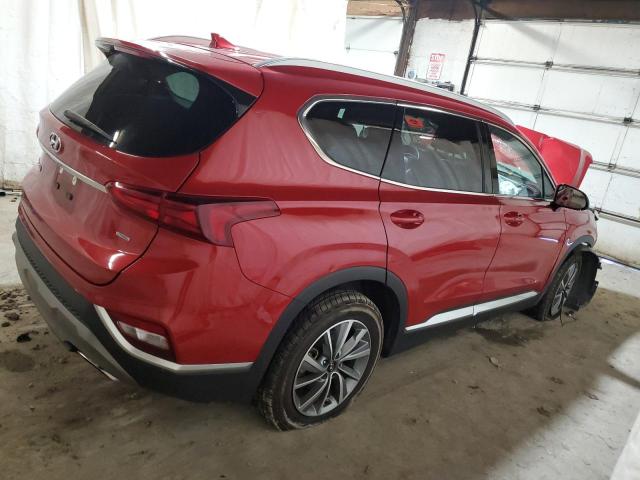 5NMS3CAD5KH020251 - 2019 HYUNDAI SANTA FE SEL RED photo 3